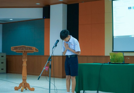 ภาพกิจกรรม  คณะวิทยาศาสตร์และเทคโนโลยี มหาวิทยาลัยราชภัฏกําแพงเพชร จัดการแข่งขันการพูดทางวิทยาศาสตร์ ระดับประถมศึกษา ระดับมัธยมศึกษาตอนต้น ระดับมัธยมศึกษาตอนปลาย ในงานสัปดาห์วิทยาศาสตร์แห่งชาติ ส่วนภูมิภาค ประจำปี 2568