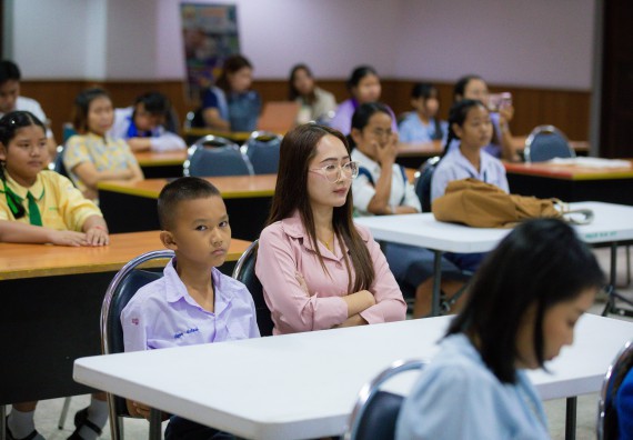 ภาพกิจกรรม  คณะวิทยาศาสตร์และเทคโนโลยี มหาวิทยาลัยราชภัฏกําแพงเพชร จัดการแข่งขันการพูดทางวิทยาศาสตร์ ระดับประถมศึกษา ระดับมัธยมศึกษาตอนต้น ระดับมัธยมศึกษาตอนปลาย ในงานสัปดาห์วิทยาศาสตร์แห่งชาติ ส่วนภูมิภาค ประจำปี 2568