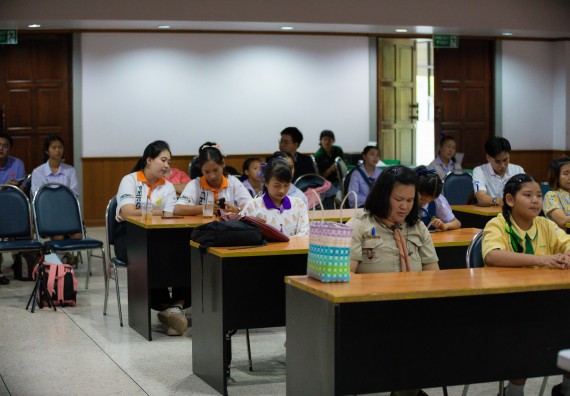 ภาพกิจกรรม  คณะวิทยาศาสตร์และเทคโนโลยี มหาวิทยาลัยราชภัฏกําแพงเพชร จัดการแข่งขันการพูดทางวิทยาศาสตร์ ระดับประถมศึกษา ระดับมัธยมศึกษาตอนต้น ระดับมัธยมศึกษาตอนปลาย ในงานสัปดาห์วิทยาศาสตร์แห่งชาติ ส่วนภูมิภาค ประจำปี 2568