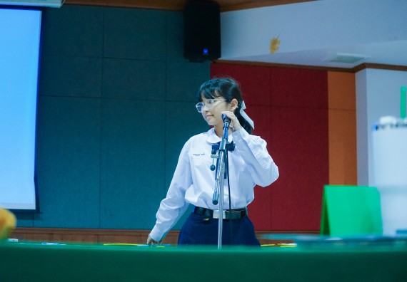 ภาพกิจกรรม  คณะวิทยาศาสตร์และเทคโนโลยี มหาวิทยาลัยราชภัฏกําแพงเพชร จัดการแข่งขันการพูดทางวิทยาศาสตร์ ระดับประถมศึกษา ระดับมัธยมศึกษาตอนต้น ระดับมัธยมศึกษาตอนปลาย ในงานสัปดาห์วิทยาศาสตร์แห่งชาติ ส่วนภูมิภาค ประจำปี 2568