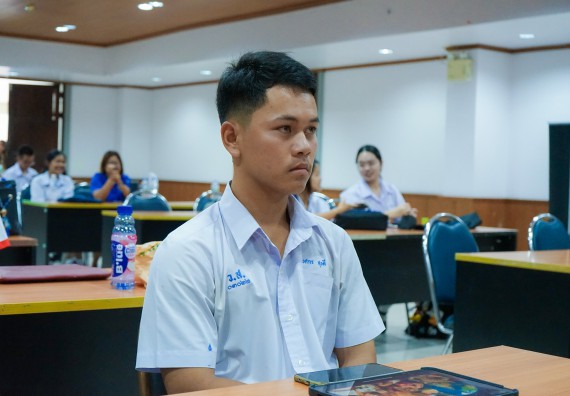 ภาพกิจกรรม  คณะวิทยาศาสตร์และเทคโนโลยี มหาวิทยาลัยราชภัฏกําแพงเพชร จัดการแข่งขันการพูดทางวิทยาศาสตร์ ระดับประถมศึกษา ระดับมัธยมศึกษาตอนต้น ระดับมัธยมศึกษาตอนปลาย ในงานสัปดาห์วิทยาศาสตร์แห่งชาติ ส่วนภูมิภาค ประจำปี 2568