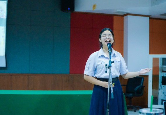 ภาพกิจกรรม  คณะวิทยาศาสตร์และเทคโนโลยี มหาวิทยาลัยราชภัฏกําแพงเพชร จัดการแข่งขันการพูดทางวิทยาศาสตร์ ระดับประถมศึกษา ระดับมัธยมศึกษาตอนต้น ระดับมัธยมศึกษาตอนปลาย ในงานสัปดาห์วิทยาศาสตร์แห่งชาติ ส่วนภูมิภาค ประจำปี 2568