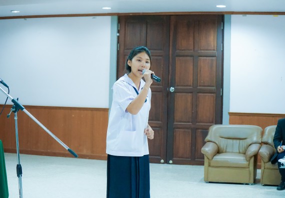 ภาพกิจกรรม  คณะวิทยาศาสตร์และเทคโนโลยี มหาวิทยาลัยราชภัฏกําแพงเพชร จัดการแข่งขันการพูดทางวิทยาศาสตร์ ระดับประถมศึกษา ระดับมัธยมศึกษาตอนต้น ระดับมัธยมศึกษาตอนปลาย ในงานสัปดาห์วิทยาศาสตร์แห่งชาติ ส่วนภูมิภาค ประจำปี 2568