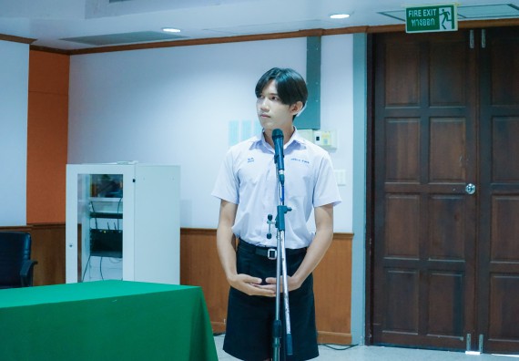 ภาพกิจกรรม  คณะวิทยาศาสตร์และเทคโนโลยี มหาวิทยาลัยราชภัฏกําแพงเพชร จัดการแข่งขันการพูดทางวิทยาศาสตร์ ระดับประถมศึกษา ระดับมัธยมศึกษาตอนต้น ระดับมัธยมศึกษาตอนปลาย ในงานสัปดาห์วิทยาศาสตร์แห่งชาติ ส่วนภูมิภาค ประจำปี 2568