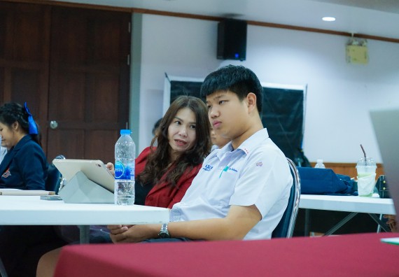 ภาพกิจกรรม  คณะวิทยาศาสตร์และเทคโนโลยี มหาวิทยาลัยราชภัฏกําแพงเพชร จัดการแข่งขันการพูดทางวิทยาศาสตร์ ระดับประถมศึกษา ระดับมัธยมศึกษาตอนต้น ระดับมัธยมศึกษาตอนปลาย ในงานสัปดาห์วิทยาศาสตร์แห่งชาติ ส่วนภูมิภาค ประจำปี 2568