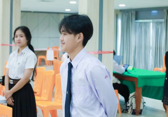 ภาพกิจกรรม  คณะวิทยาศาสตร์และเทคโนโลยี มหาวิทยาลัยราชภัฏกําแพงเพชร จัดการแข่งขันตอบปัญหาวิทยาศาสตร์ ระดับประถมศึกษาตอนปลาย ระดับมัธยมศึกษาตอนต้น ระดับมัธยมศึกษาตอนปลาย ในงานสัปดาห์วิทยาศาสตร์แห่งชาติ ส่วนภูมิภาค ประจำปี 2568