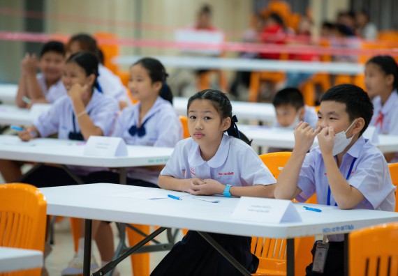 ภาพกิจกรรม  คณะวิทยาศาสตร์และเทคโนโลยี มหาวิทยาลัยราชภัฏกําแพงเพชร จัดการแข่งขันตอบปัญหาวิทยาศาสตร์ ระดับประถมศึกษาตอนปลาย ระดับมัธยมศึกษาตอนต้น ระดับมัธยมศึกษาตอนปลาย ในงานสัปดาห์วิทยาศาสตร์แห่งชาติ ส่วนภูมิภาค ประจำปี 2568