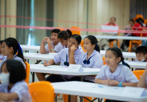 ภาพกิจกรรม  คณะวิทยาศาสตร์และเทคโนโลยี มหาวิทยาลัยราชภัฏกําแพงเพชร จัดการแข่งขันตอบปัญหาวิทยาศาสตร์ ระดับประถมศึกษาตอนปลาย ระดับมัธยมศึกษาตอนต้น ระดับมัธยมศึกษาตอนปลาย ในงานสัปดาห์วิทยาศาสตร์แห่งชาติ ส่วนภูมิภาค ประจำปี 2568