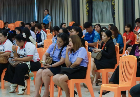 ภาพกิจกรรม  คณะวิทยาศาสตร์และเทคโนโลยี มหาวิทยาลัยราชภัฏกําแพงเพชร จัดการแข่งขันตอบปัญหาวิทยาศาสตร์ ระดับประถมศึกษาตอนปลาย ระดับมัธยมศึกษาตอนต้น ระดับมัธยมศึกษาตอนปลาย ในงานสัปดาห์วิทยาศาสตร์แห่งชาติ ส่วนภูมิภาค ประจำปี 2568