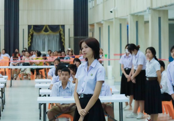 ภาพกิจกรรม  คณะวิทยาศาสตร์และเทคโนโลยี มหาวิทยาลัยราชภัฏกําแพงเพชร จัดการแข่งขันตอบปัญหาวิทยาศาสตร์ ระดับประถมศึกษาตอนปลาย ระดับมัธยมศึกษาตอนต้น ระดับมัธยมศึกษาตอนปลาย ในงานสัปดาห์วิทยาศาสตร์แห่งชาติ ส่วนภูมิภาค ประจำปี 2568