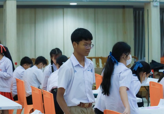 ภาพกิจกรรม  คณะวิทยาศาสตร์และเทคโนโลยี มหาวิทยาลัยราชภัฏกําแพงเพชร จัดการแข่งขันตอบปัญหาวิทยาศาสตร์ ระดับประถมศึกษาตอนปลาย ระดับมัธยมศึกษาตอนต้น ระดับมัธยมศึกษาตอนปลาย ในงานสัปดาห์วิทยาศาสตร์แห่งชาติ ส่วนภูมิภาค ประจำปี 2568