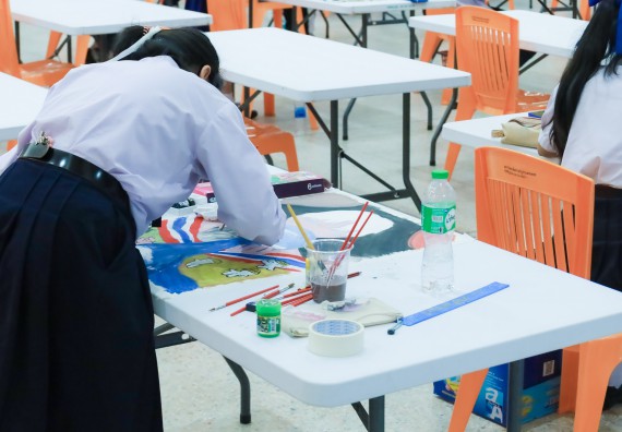 ภาพกิจกรรม  คณะวิทยาศาสตร์และเทคโนโลยี มหาวิทยาลัยราชภัฏกําแพงเพชร จัดการประกวดภาพวาดจินตนาการทางวิทยาศาสตร์ ระดับประถมศึกษาตอนปลาย ระดับมัธยมศึกษาตอนต้น ระดับมัธยมศึกษาตอนปลาย ในงานสัปดาห์วิทยาศาสตร์แห่งชาติ ส่วนภูมิภาค ประจำปี 2568