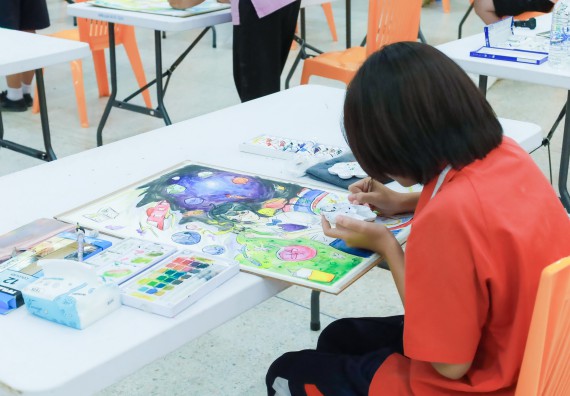 ภาพกิจกรรม  คณะวิทยาศาสตร์และเทคโนโลยี มหาวิทยาลัยราชภัฏกําแพงเพชร จัดการประกวดภาพวาดจินตนาการทางวิทยาศาสตร์ ระดับประถมศึกษาตอนปลาย ระดับมัธยมศึกษาตอนต้น ระดับมัธยมศึกษาตอนปลาย ในงานสัปดาห์วิทยาศาสตร์แห่งชาติ ส่วนภูมิภาค ประจำปี 2568