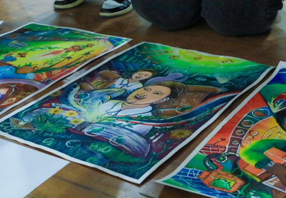 ภาพกิจกรรม  คณะวิทยาศาสตร์และเทคโนโลยี มหาวิทยาลัยราชภัฏกําแพงเพชร จัดการประกวดภาพวาดจินตนาการทางวิทยาศาสตร์ ระดับประถมศึกษาตอนปลาย ระดับมัธยมศึกษาตอนต้น ระดับมัธยมศึกษาตอนปลาย ในงานสัปดาห์วิทยาศาสตร์แห่งชาติ ส่วนภูมิภาค ประจำปี 2568