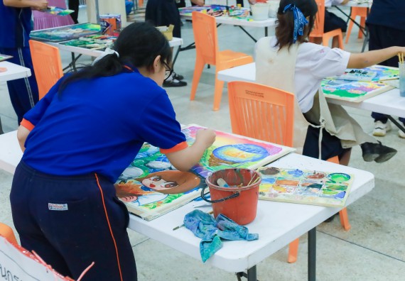 ภาพกิจกรรม  คณะวิทยาศาสตร์และเทคโนโลยี มหาวิทยาลัยราชภัฏกําแพงเพชร จัดการประกวดภาพวาดจินตนาการทางวิทยาศาสตร์ ระดับประถมศึกษาตอนปลาย ระดับมัธยมศึกษาตอนต้น ระดับมัธยมศึกษาตอนปลาย ในงานสัปดาห์วิทยาศาสตร์แห่งชาติ ส่วนภูมิภาค ประจำปี 2568