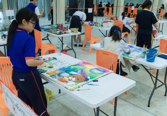 ภาพกิจกรรม  คณะวิทยาศาสตร์และเทคโนโลยี มหาวิทยาลัยราชภัฏกําแพงเพชร จัดการประกวดภาพวาดจินตนาการทางวิทยาศาสตร์ ระดับประถมศึกษาตอนปลาย ระดับมัธยมศึกษาตอนต้น ระดับมัธยมศึกษาตอนปลาย ในงานสัปดาห์วิทยาศาสตร์แห่งชาติ ส่วนภูมิภาค ประจำปี 2568