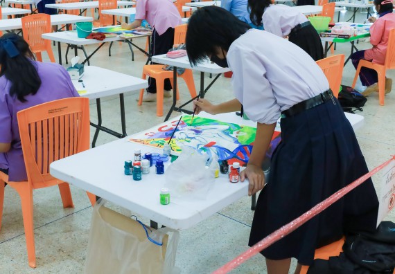 ภาพกิจกรรม  คณะวิทยาศาสตร์และเทคโนโลยี มหาวิทยาลัยราชภัฏกําแพงเพชร จัดการประกวดภาพวาดจินตนาการทางวิทยาศาสตร์ ระดับประถมศึกษาตอนปลาย ระดับมัธยมศึกษาตอนต้น ระดับมัธยมศึกษาตอนปลาย ในงานสัปดาห์วิทยาศาสตร์แห่งชาติ ส่วนภูมิภาค ประจำปี 2568