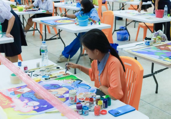 ภาพกิจกรรม  คณะวิทยาศาสตร์และเทคโนโลยี มหาวิทยาลัยราชภัฏกําแพงเพชร จัดการประกวดภาพวาดจินตนาการทางวิทยาศาสตร์ ระดับประถมศึกษาตอนปลาย ระดับมัธยมศึกษาตอนต้น ระดับมัธยมศึกษาตอนปลาย ในงานสัปดาห์วิทยาศาสตร์แห่งชาติ ส่วนภูมิภาค ประจำปี 2568