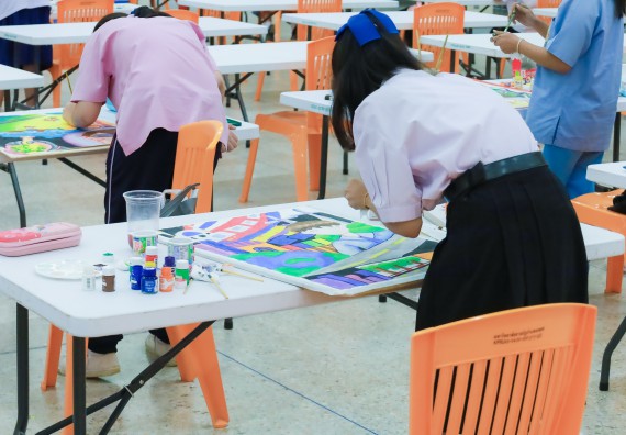 ภาพกิจกรรม  คณะวิทยาศาสตร์และเทคโนโลยี มหาวิทยาลัยราชภัฏกําแพงเพชร จัดการประกวดภาพวาดจินตนาการทางวิทยาศาสตร์ ระดับประถมศึกษาตอนปลาย ระดับมัธยมศึกษาตอนต้น ระดับมัธยมศึกษาตอนปลาย ในงานสัปดาห์วิทยาศาสตร์แห่งชาติ ส่วนภูมิภาค ประจำปี 2568