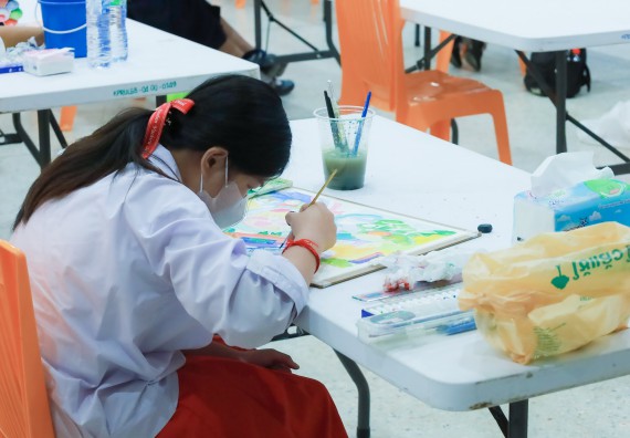 ภาพกิจกรรม  คณะวิทยาศาสตร์และเทคโนโลยี มหาวิทยาลัยราชภัฏกําแพงเพชร จัดการประกวดภาพวาดจินตนาการทางวิทยาศาสตร์ ระดับประถมศึกษาตอนปลาย ระดับมัธยมศึกษาตอนต้น ระดับมัธยมศึกษาตอนปลาย ในงานสัปดาห์วิทยาศาสตร์แห่งชาติ ส่วนภูมิภาค ประจำปี 2568