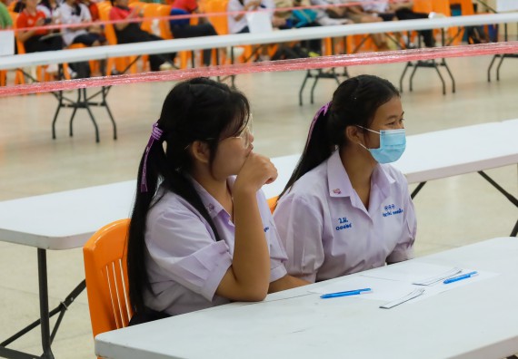 ภาพกิจกรรม  คณะวิทยาศาสตร์และเทคโนโลยี มหาวิทยาลัยราชภัฏกําแพงเพชร จัดการแข่งขันตอบปัญหาวิทยาศาสตร์ ระดับประถมศึกษาตอนปลาย ระดับมัธยมศึกษาตอนต้น ระดับมัธยมศึกษาตอนปลาย ในงานสัปดาห์วิทยาศาสตร์แห่งชาติ ส่วนภูมิภาค ประจำปี 2568