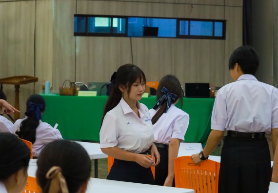 ภาพกิจกรรม  คณะวิทยาศาสตร์และเทคโนโลยี มหาวิทยาลัยราชภัฏกําแพงเพชร จัดการแข่งขันตอบปัญหาวิทยาศาสตร์ ระดับประถมศึกษาตอนปลาย ระดับมัธยมศึกษาตอนต้น ระดับมัธยมศึกษาตอนปลาย ในงานสัปดาห์วิทยาศาสตร์แห่งชาติ ส่วนภูมิภาค ประจำปี 2568