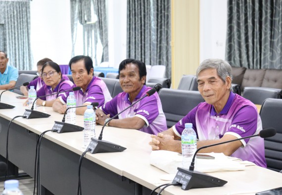 ภาพกิจกรรม  คณะวิทยาศาสตร์และเทคโนโลยี มหาวิทยาลัยราชภัฏกำแพงเพชร ลงพื้นที่ประเมินผลกระทบทางสังคมและติดตามโรงเรียนผู้สูงอายุ