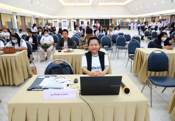 ภาพกิจกรรม  คณะวิทยาศาสตร์และเทคโนโลยี มหาวิทยาลัยราชภัฏกำแพงเพชร เข้าร่วมกิจกรรมการประชุมวิชาการนำเสนอผลงานนวัตกรรม/แนวปฏิบัติที่ดีระดับชาติ ครั้งที่ 5