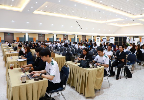 ภาพกิจกรรม  คณะวิทยาศาสตร์และเทคโนโลยี มหาวิทยาลัยราชภัฏกำแพงเพชร เข้าร่วมกิจกรรมการประชุมวิชาการนำเสนอผลงานนวัตกรรม/แนวปฏิบัติที่ดีระดับชาติ ครั้งที่ 5