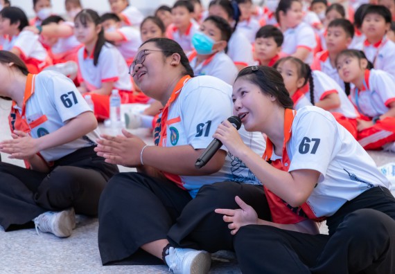 ภาพกิจกรรม  คณะวิทยาศาสตร์และเทคโนโลยี มหาวิทยาลัยราชภัฏกำแพงเพชร ร่วมกับโรงเรียนอนุบาลกำแพงเพชร จัดกิจกรรมสะเต็มศึกษา ตามโครงการฝึกทักษะเพื่อพัฒนาอุจฉริยะภาพวิทยาศาสตร์