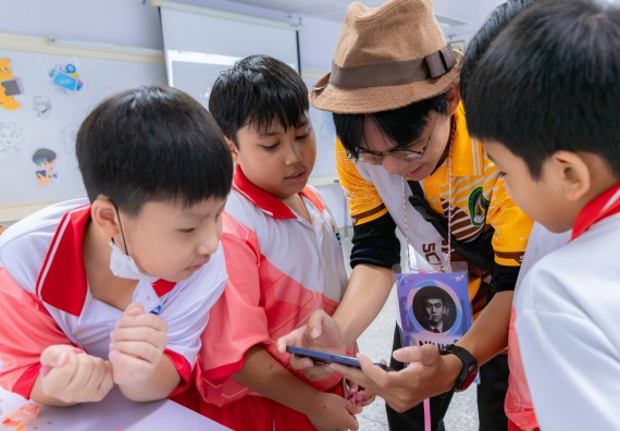 ภาพกิจกรรม  คณะวิทยาศาสตร์และเทคโนโลยี มหาวิทยาลัยราชภัฏกำแพงเพชร ร่วมกับโรงเรียนอนุบาลกำแพงเพชร จัดกิจกรรมสะเต็มศึกษา ตามโครงการฝึกทักษะเพื่อพัฒนาอุจฉริยะภาพวิทยาศาสตร์