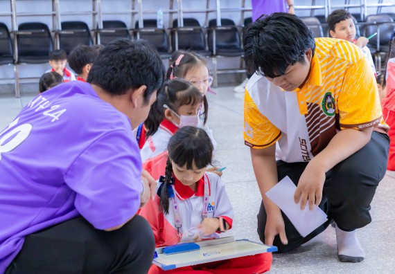 ภาพกิจกรรม  คณะวิทยาศาสตร์และเทคโนโลยี มหาวิทยาลัยราชภัฏกำแพงเพชร ร่วมกับโรงเรียนอนุบาลกำแพงเพชร จัดกิจกรรมสะเต็มศึกษา ตามโครงการฝึกทักษะเพื่อพัฒนาอุจฉริยะภาพวิทยาศาสตร์