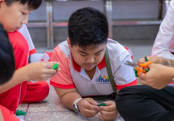 ภาพกิจกรรม คณะวิทยาศาสตร์และเทคโนโลยี มหาวิทยาลัยราชภัฏกำแพงเพชร ร่วมกับโรงเรียนอนุบาลกำแพงเพชร จัดกิจกรรมสะเต็มศึกษา ตามโครงการฝึกทักษะเพื่อพัฒนาอุจฉริยะภาพวิทยาศาสตร์