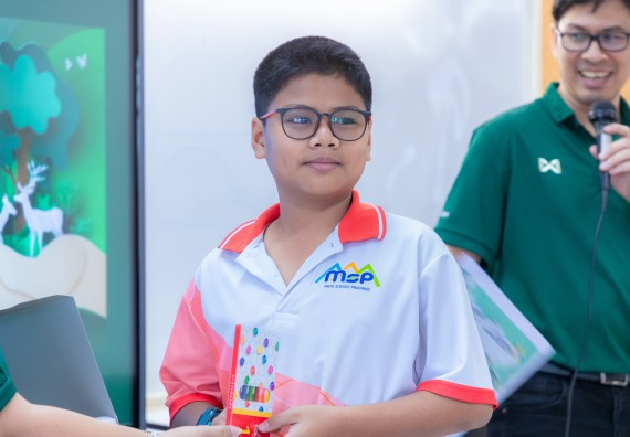 ภาพกิจกรรม คณะวิทยาศาสตร์และเทคโนโลยี มหาวิทยาลัยราชภัฏกำแพงเพชร ร่วมกับโรงเรียนอนุบาลกำแพงเพชร จัดกิจกรรมสะเต็มศึกษา ตามโครงการฝึกทักษะเพื่อพัฒนาอุจฉริยะภาพวิทยาศาสตร์