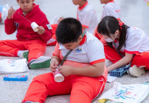 ภาพกิจกรรม คณะวิทยาศาสตร์และเทคโนโลยี มหาวิทยาลัยราชภัฏกำแพงเพชร ร่วมกับโรงเรียนอนุบาลกำแพงเพชร จัดกิจกรรมสะเต็มศึกษา ตามโครงการฝึกทักษะเพื่อพัฒนาอุจฉริยะภาพวิทยาศาสตร์