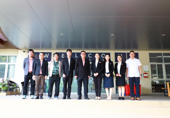 ภาพกิจกรรม  คณะวิทยาศาสตร์และเทคโนโลยีต้อนรับตัวแทนจากวิทยาลัยอาชีวศึกษาและเทคนิคสิบสองปันนา