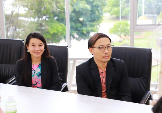 ภาพกิจกรรม  คณะวิทยาศาสตร์และเทคโนโลยีต้อนรับตัวแทนจากวิทยาลัยอาชีวศึกษาและเทคนิคสิบสองปันนา