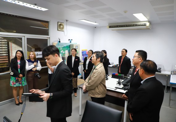 ภาพกิจกรรม  คณะวิทยาศาสตร์และเทคโนโลยีต้อนรับตัวแทนจากวิทยาลัยอาชีวศึกษาและเทคนิคสิบสองปันนา