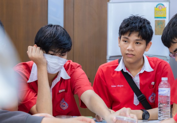 ภาพกิจกรรม  คณะวิทยาศาสตร์และเทคโนโลยี มหาวิทยาลัยราชภัฏกำแพงเพชร ร่วมกับโรงเรียนกำแพงเพชรพิทยาคม จัดกิจกรรมค่ายวิทยาศาสตร์นักเรียนห้องเรียนพิเศษวิทยาศาสตร์