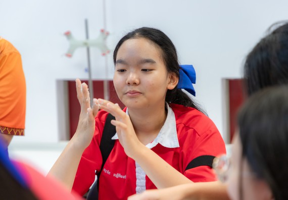 ภาพกิจกรรม  คณะวิทยาศาสตร์และเทคโนโลยี มหาวิทยาลัยราชภัฏกำแพงเพชร ร่วมกับโรงเรียนกำแพงเพชรพิทยาคม จัดกิจกรรมค่ายวิทยาศาสตร์นักเรียนห้องเรียนพิเศษวิทยาศาสตร์