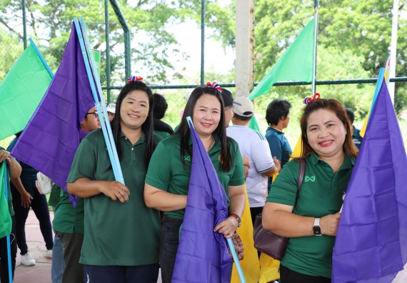 ภาพกิจกรรม คณะวิทยาศาสตร์และเทคโนโลยี มหาวิทยาลัยราชภัฏกำแพงเพชร เข้าร่วมการแข่งขันกีฬาอาจารย์และบุคลากรฯ 