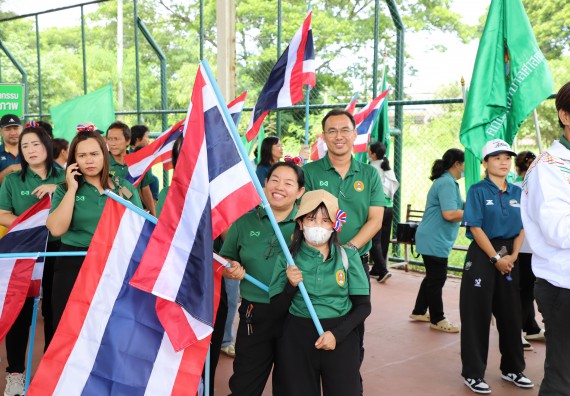 ภาพกิจกรรม คณะวิทยาศาสตร์และเทคโนโลยี มหาวิทยาลัยราชภัฏกำแพงเพชร เข้าร่วมการแข่งขันกีฬาอาจารย์และบุคลากรฯ 