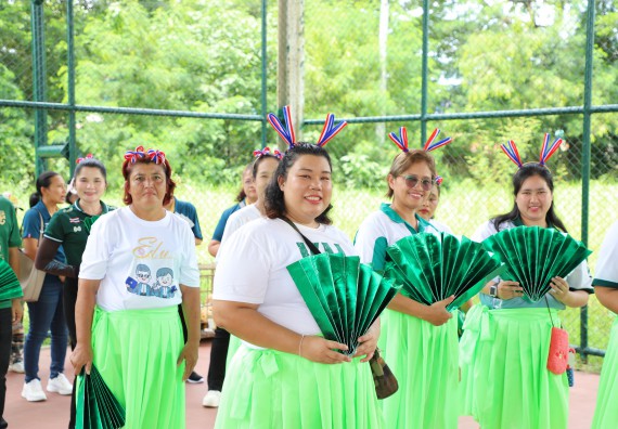 ภาพกิจกรรม คณะวิทยาศาสตร์และเทคโนโลยี มหาวิทยาลัยราชภัฏกำแพงเพชร เข้าร่วมการแข่งขันกีฬาอาจารย์และบุคลากรฯ 