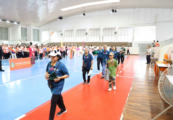 ภาพกิจกรรม คณะวิทยาศาสตร์และเทคโนโลยี มหาวิทยาลัยราชภัฏกำแพงเพชร เข้าร่วมการแข่งขันกีฬาอาจารย์และบุคลากรฯ 