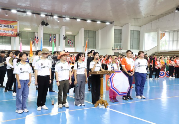 ภาพกิจกรรม คณะวิทยาศาสตร์และเทคโนโลยี มหาวิทยาลัยราชภัฏกำแพงเพชร เข้าร่วมการแข่งขันกีฬาอาจารย์และบุคลากรฯ 