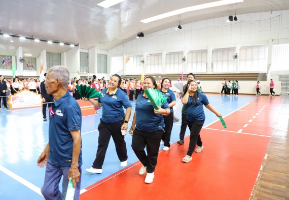 ภาพกิจกรรม คณะวิทยาศาสตร์และเทคโนโลยี มหาวิทยาลัยราชภัฏกำแพงเพชร เข้าร่วมการแข่งขันกีฬาอาจารย์และบุคลากรฯ 