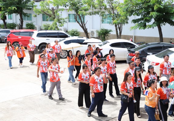 ภาพกิจกรรม คณะวิทยาศาสตร์และเทคโนโลยี มหาวิทยาลัยราชภัฏกำแพงเพชร เข้าร่วมการแข่งขันกีฬาอาจารย์และบุคลากรฯ 