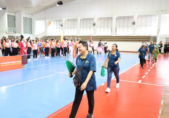 ภาพกิจกรรม คณะวิทยาศาสตร์และเทคโนโลยี มหาวิทยาลัยราชภัฏกำแพงเพชร เข้าร่วมการแข่งขันกีฬาอาจารย์และบุคลากรฯ 