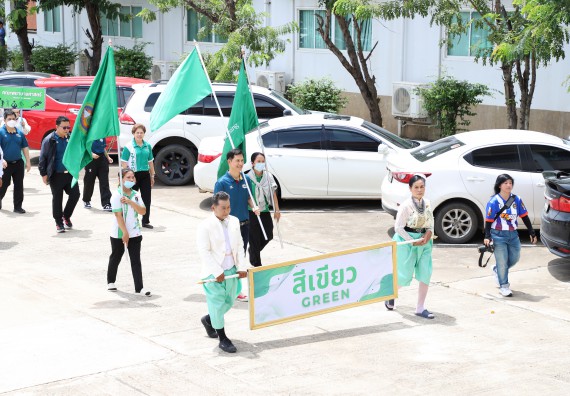 ภาพกิจกรรม คณะวิทยาศาสตร์และเทคโนโลยี มหาวิทยาลัยราชภัฏกำแพงเพชร เข้าร่วมการแข่งขันกีฬาอาจารย์และบุคลากรฯ 