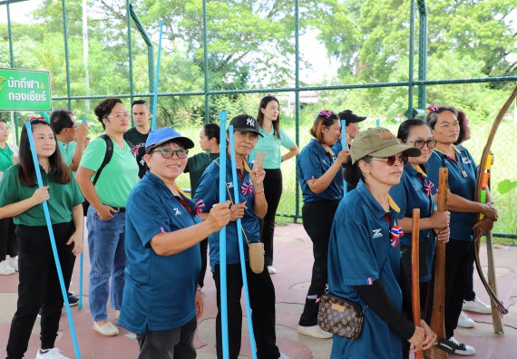 ภาพกิจกรรม คณะวิทยาศาสตร์และเทคโนโลยี มหาวิทยาลัยราชภัฏกำแพงเพชร เข้าร่วมการแข่งขันกีฬาอาจารย์และบุคลากรฯ 